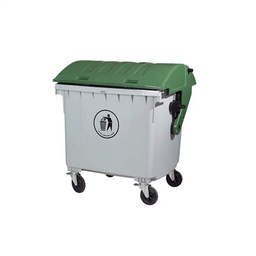 Conteneur à déchets en plastique extérieur mobile