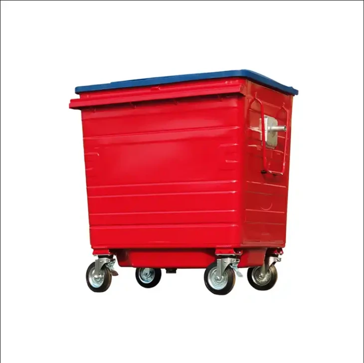 Retro Metal Garbage Cans