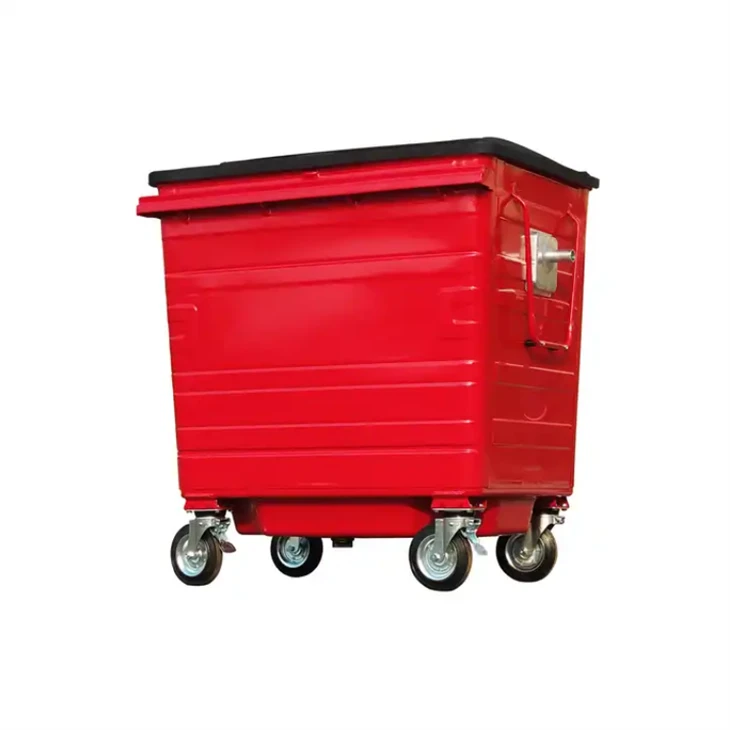 Poubelles rétro en métal