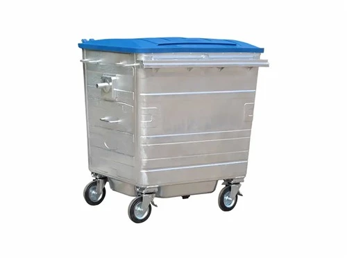 Poubelle galvanisée 1100L